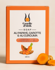 Savon Papaye ,Carotte et Curcuma - Gazelle d'Afrik