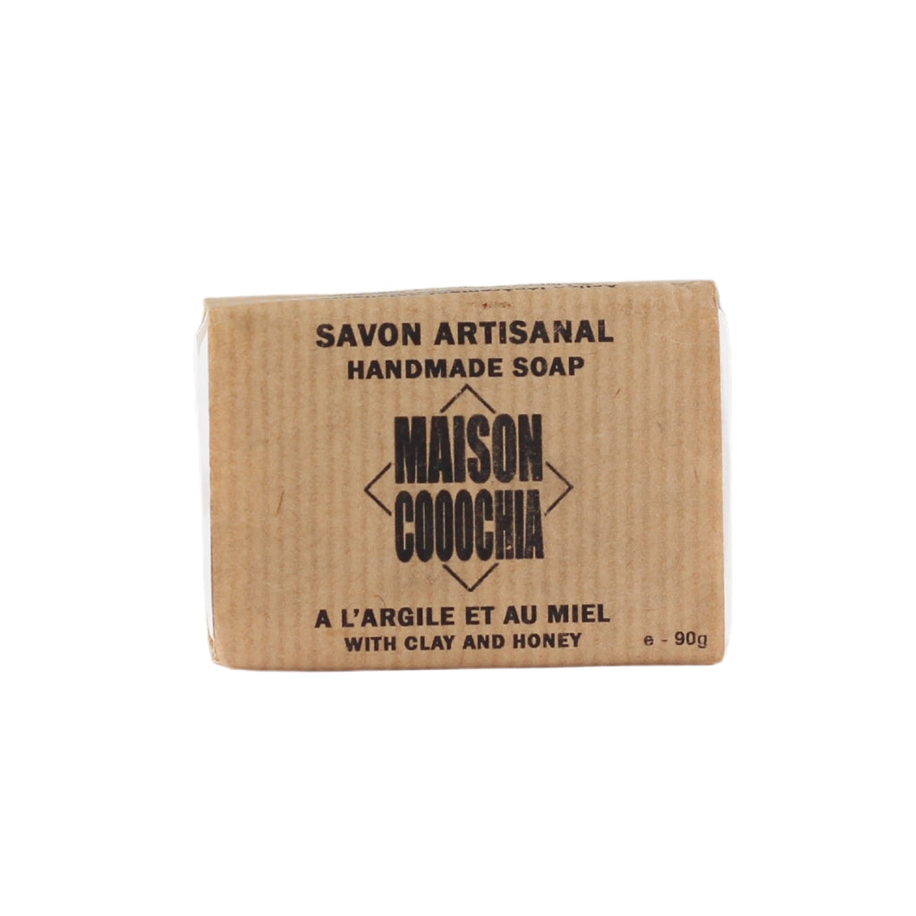 Savon à l’huile de coco, argile et miel